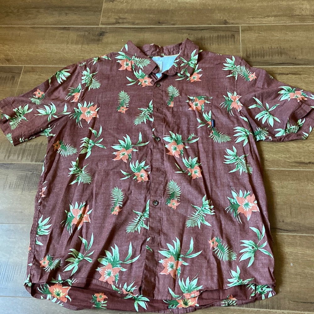 Floral button down